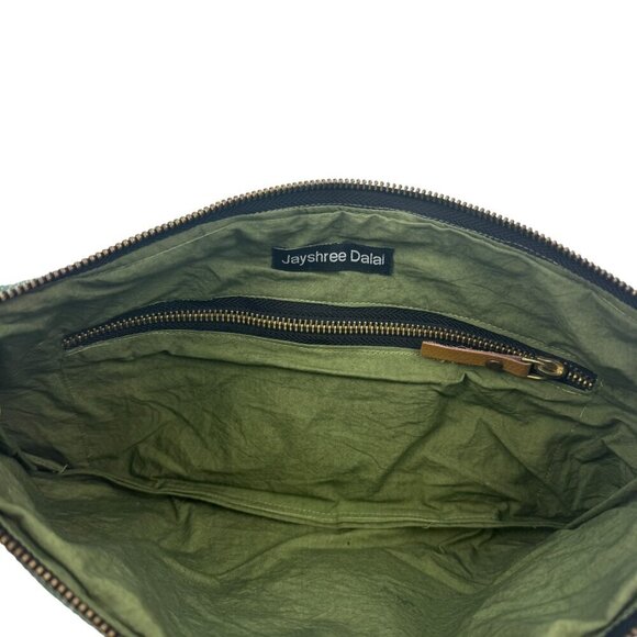 Jayshree Dalal Heavy Duty Textile Geo Print Clutch - Picture 4 of 4